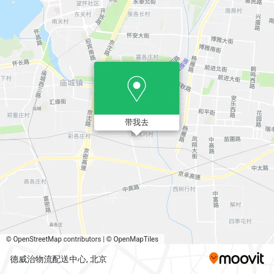 德威治物流配送中心地图