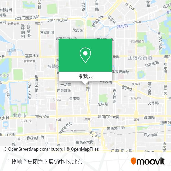 广物地产集团海南展销中心地图
