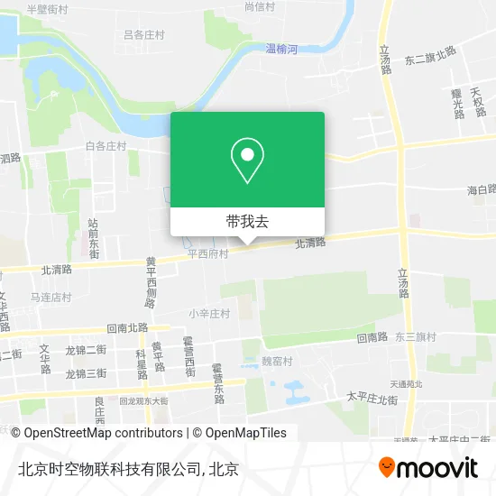 北京时空物联科技有限公司地图