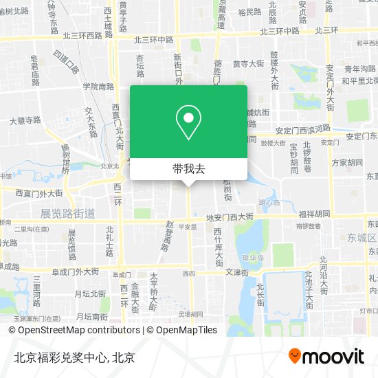 北京福彩兑奖中心地图