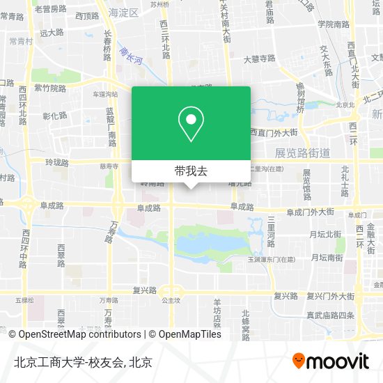 北京工商大学-校友会地图