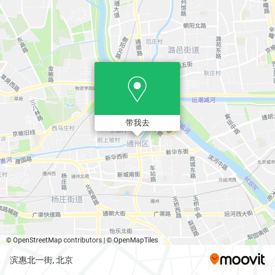 滨惠北一街地图