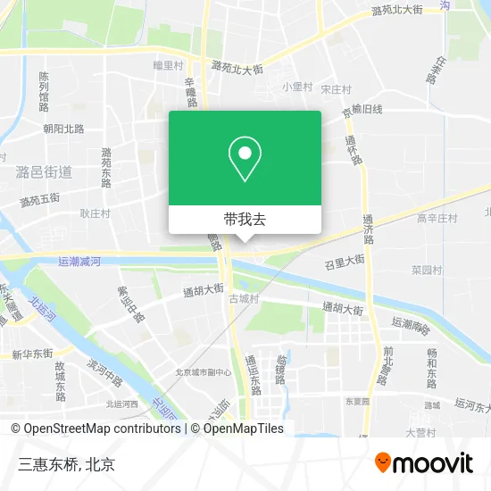 三惠东桥地图