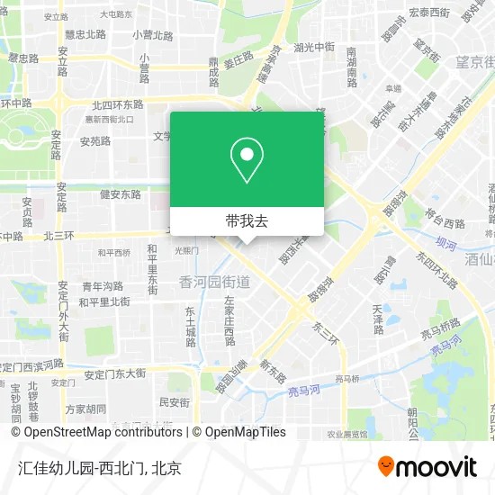 汇佳幼儿园-西北门地图