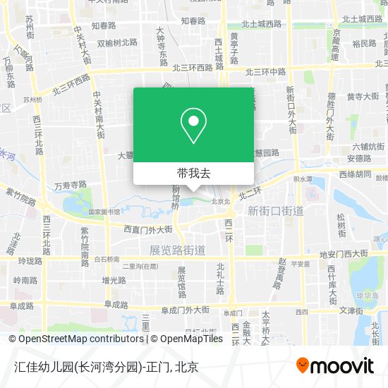 汇佳幼儿园(长河湾分园)-正门地图