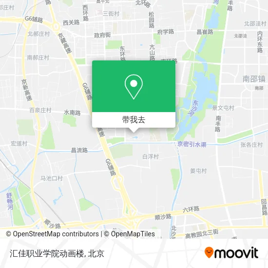 汇佳职业学院动画楼地图