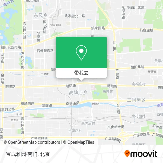 宝成雅园-南门地图