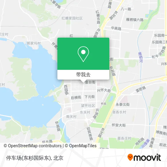 停车场(东杉国际东)地图