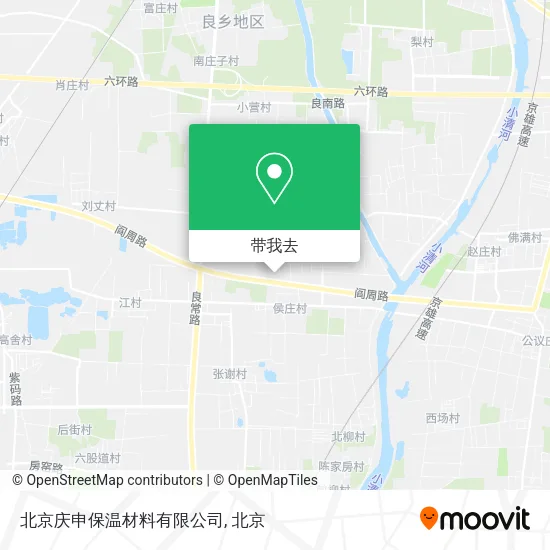 北京庆申保温材料有限公司地图