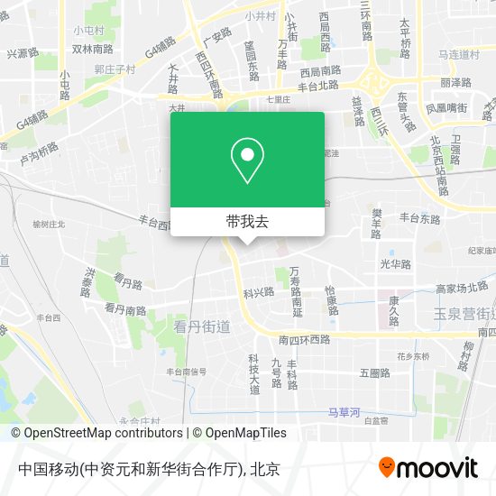 中国移动(中资元和新华街合作厅)地图