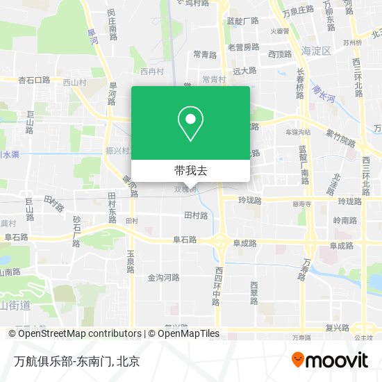 万航俱乐部-东南门地图