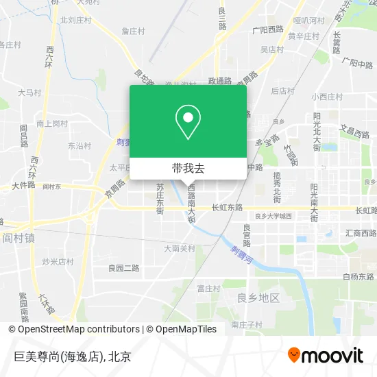 巨美尊尚(海逸店)地图