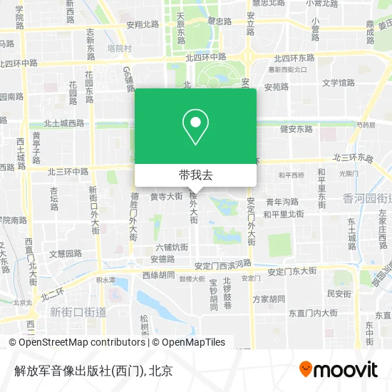 解放军音像出版社(西门)地图