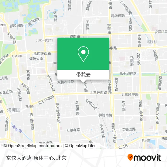 京仪大酒店-康体中心地图