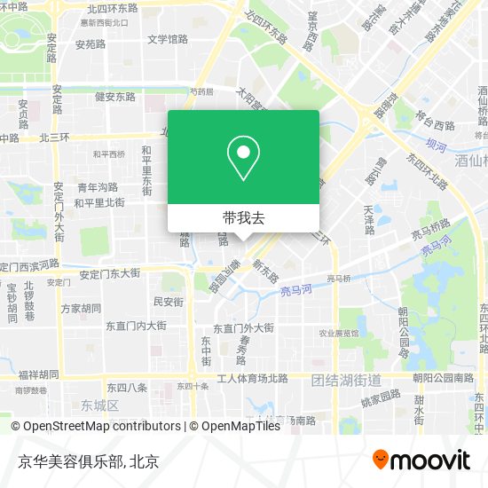 京华美容俱乐部地图