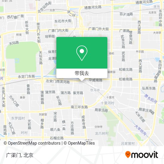 广渠门地图