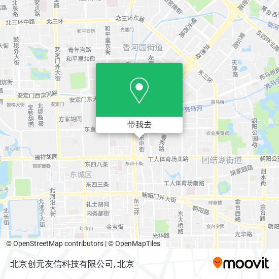 北京创元友信科技有限公司地图