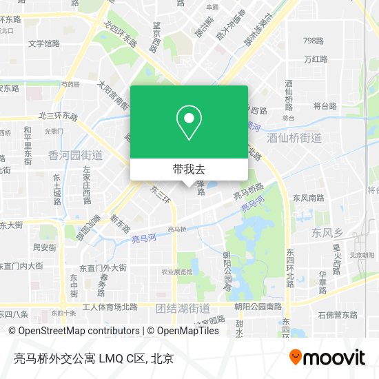 亮马桥外交公寓 LMQ C区地图