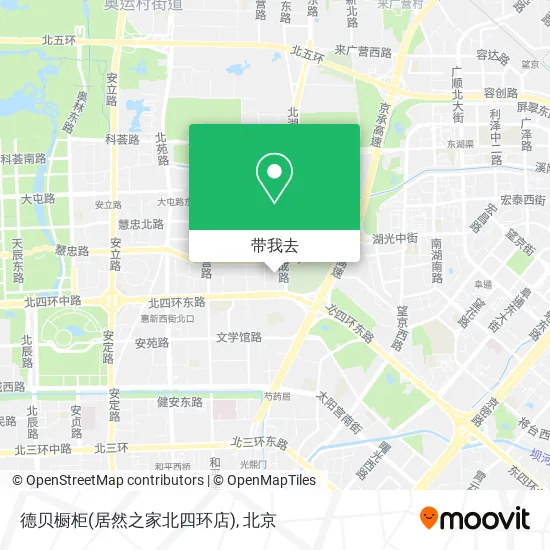 德贝橱柜(居然之家北四环店)地图