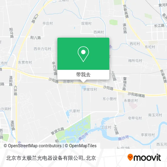 北京市太极兰光电器设备有限公司地图