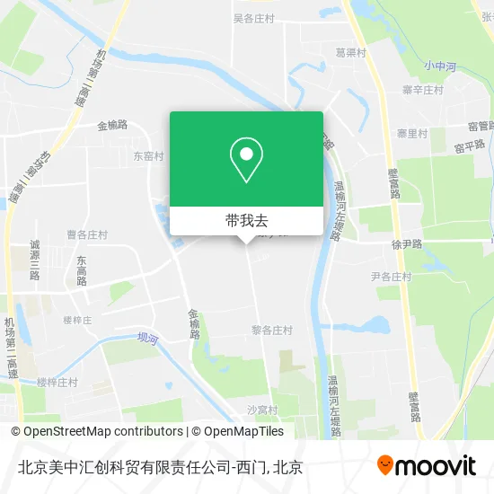北京美中汇创科贸有限责任公司-西门地图