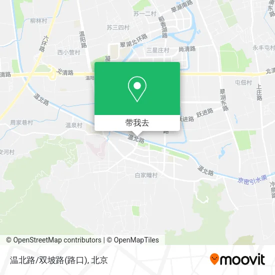 温北路/双坡路(路口)地图