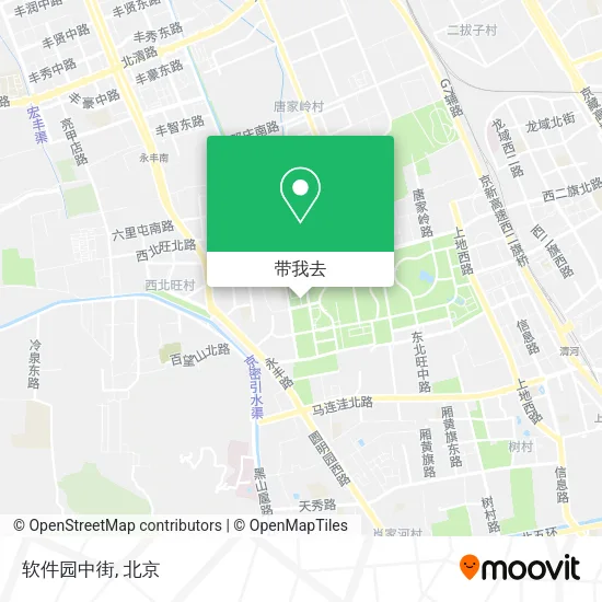 软件园中街地图