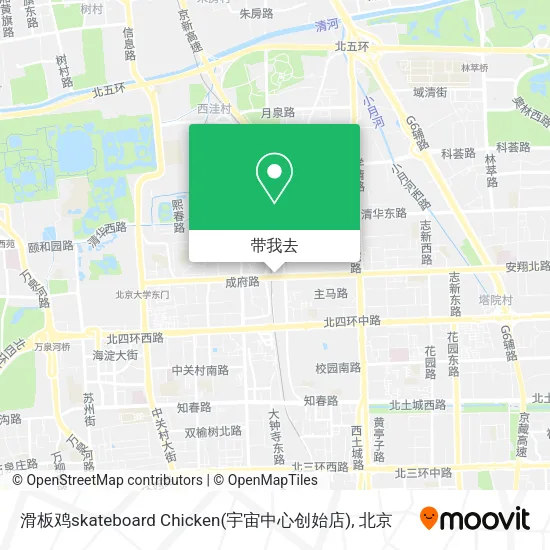滑板鸡skateboard  Chicken(宇宙中心创始店)地图