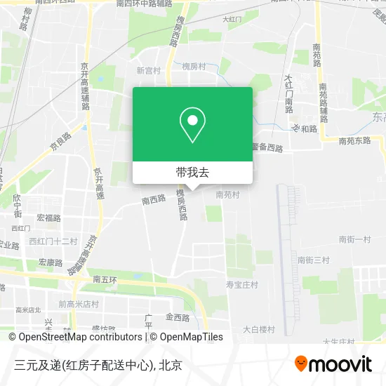 三元及递(红房子配送中心)地图