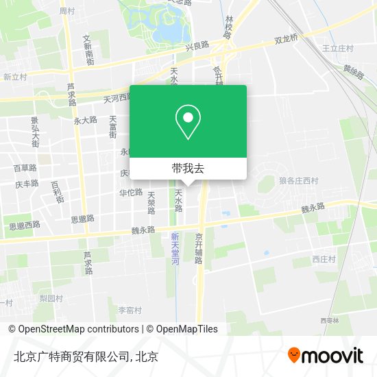 北京广特商贸有限公司地图