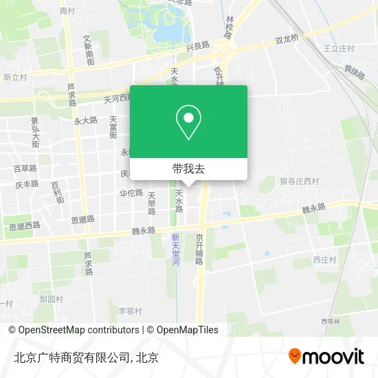 北京广特商贸有限公司地图