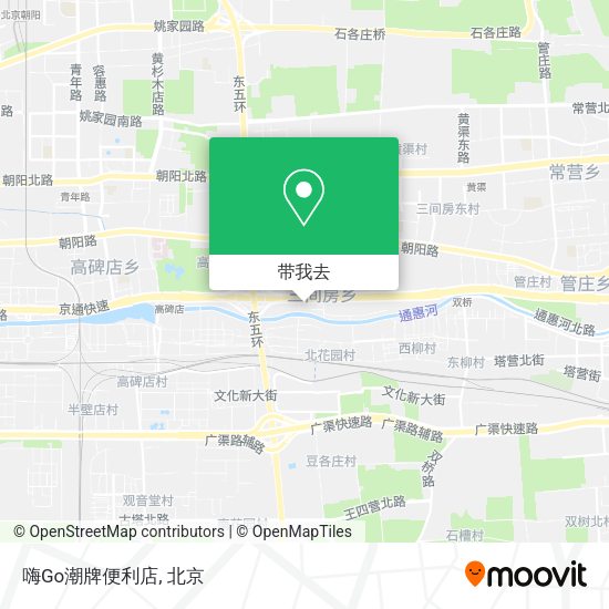 嗨Go潮牌便利店地图