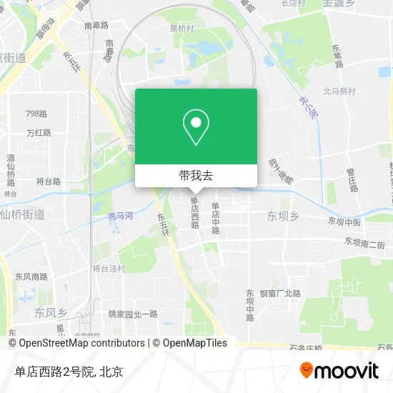 单店西路2号院地图
