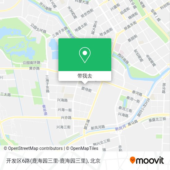 开发区6路(鹿海园三里-鹿海园三里)地图