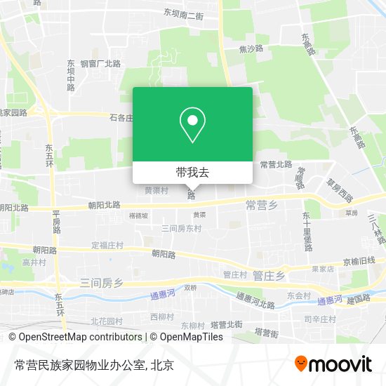 常营民族家园物业办公室地图