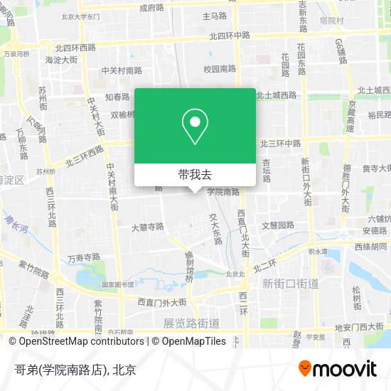哥弟(学院南路店)地图