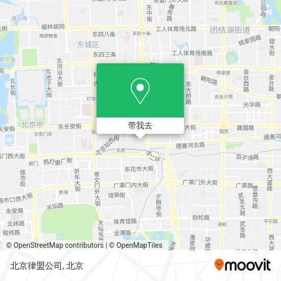 北京律盟公司地图