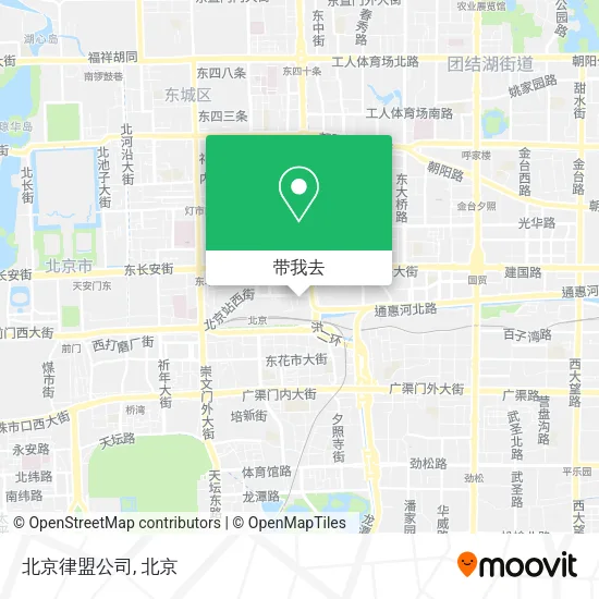 北京律盟公司地图