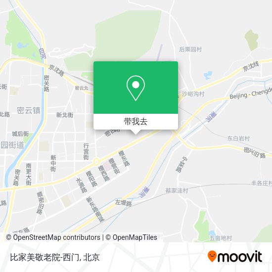 比家美敬老院-西门地图