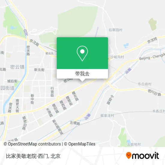 比家美敬老院-西门地图