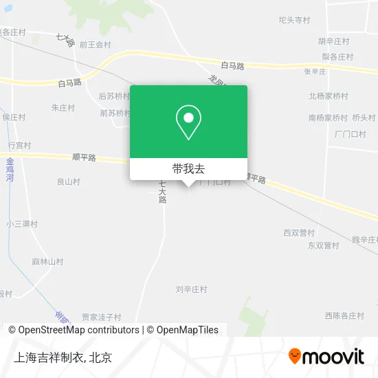 上海吉祥制衣地图