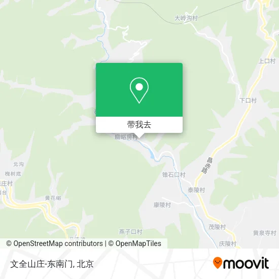 文全山庄-东南门地图