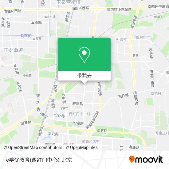 e学优教育(西红门中心)地图