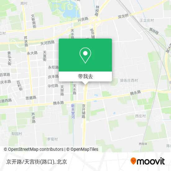 京开路/天宫街(路口)地图