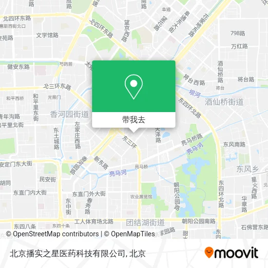 北京播实之星医药科技有限公司地图