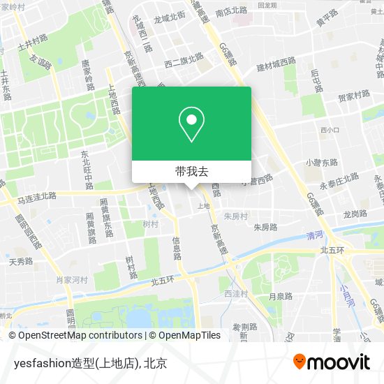 yesfashion造型(上地店)地图