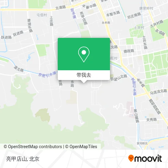 亮甲店山地图