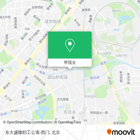 东大盛隆职工公寓-西门地图
