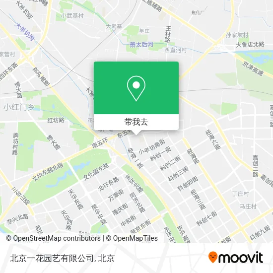 北京一花园艺有限公司地图