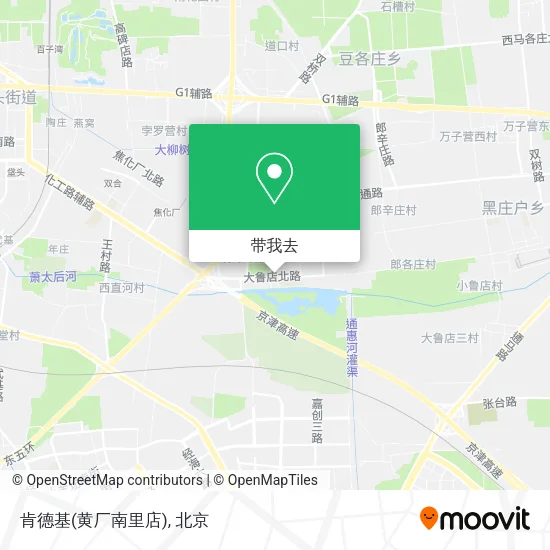 肯德基(黄厂南里店)地图